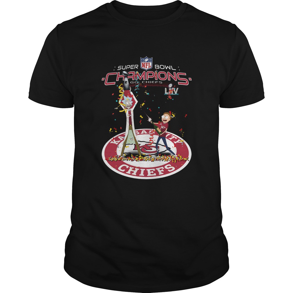 Rick And Morty Kansas City Chiefs Super Bowl Champions shirt