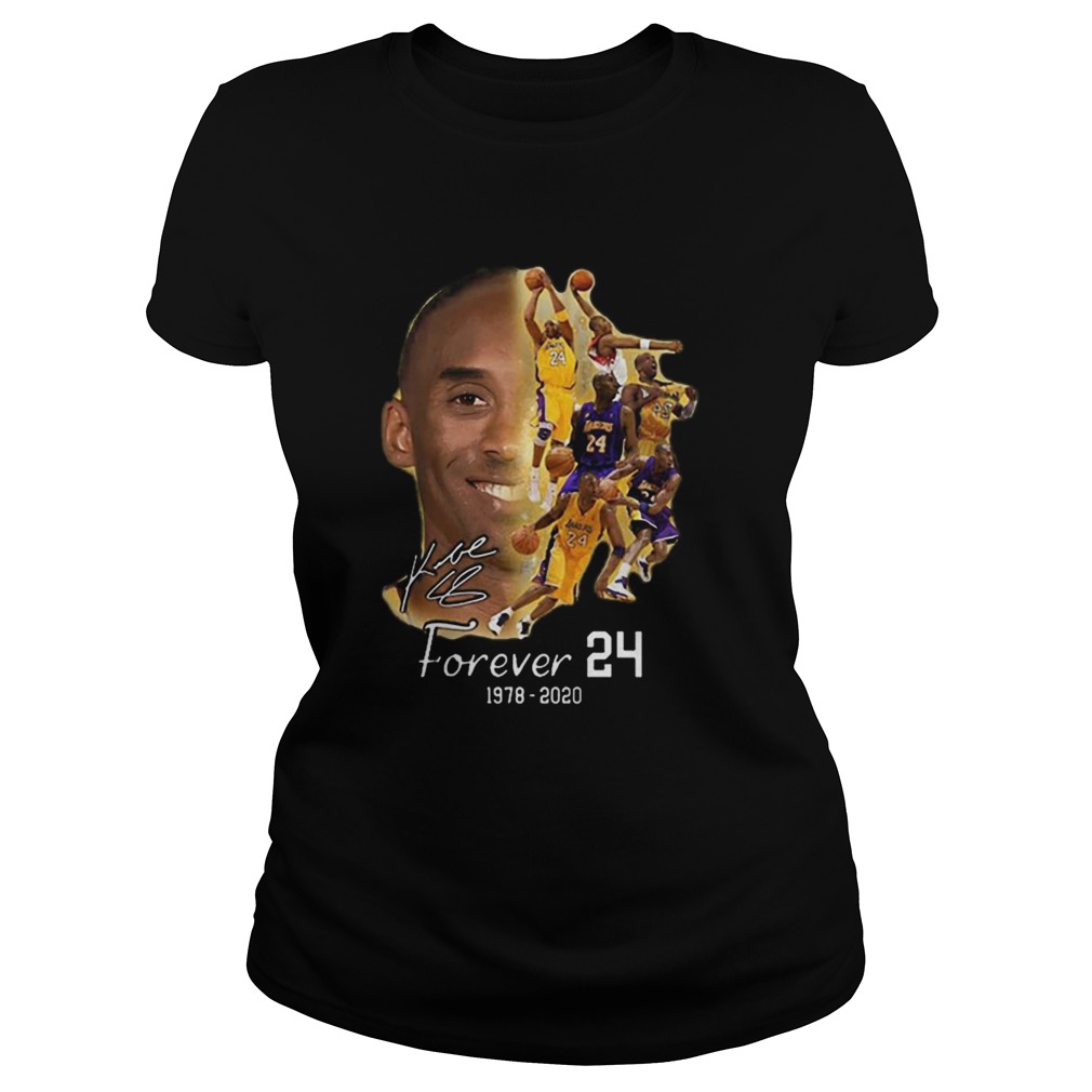 Rip Kobe Bryant Forever 24 1978 2020 signature Classic Ladies