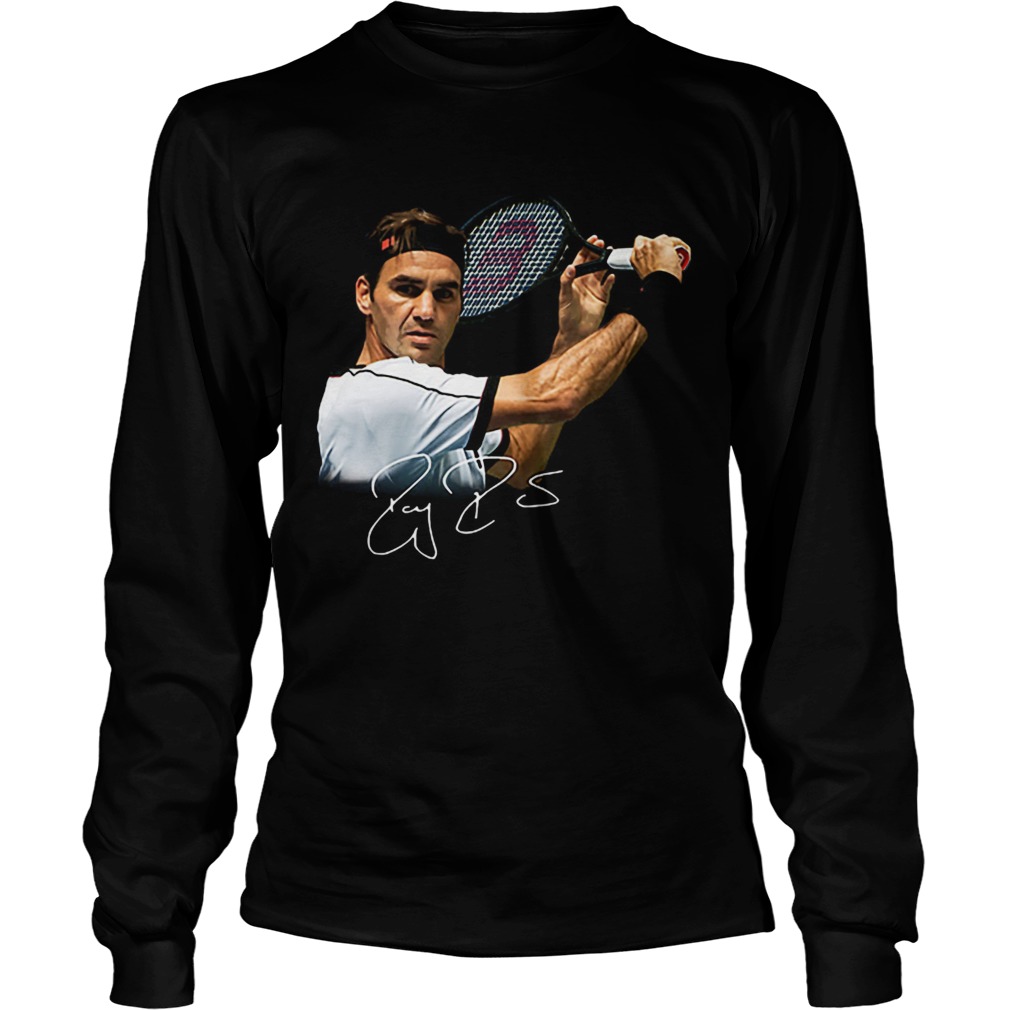 Roger Federer signature autographed LongSleeve