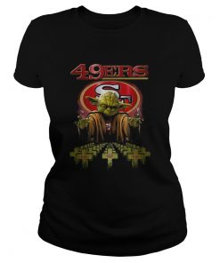 San Francisco 49ers mashup Master Yoda Star Wars  Classic Ladies