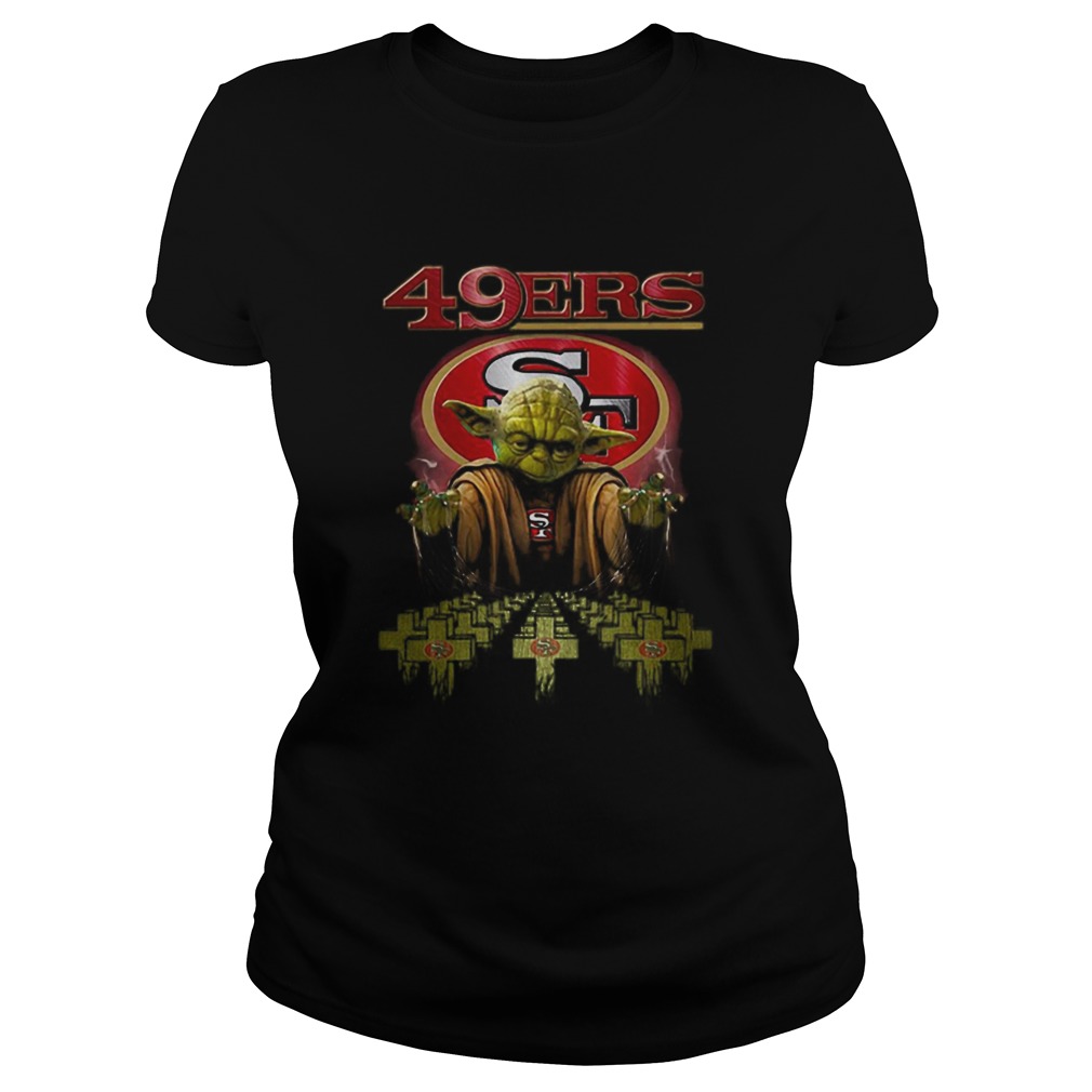 San Francisco 49ers mashup Master Yoda Star Wars Classic Ladies