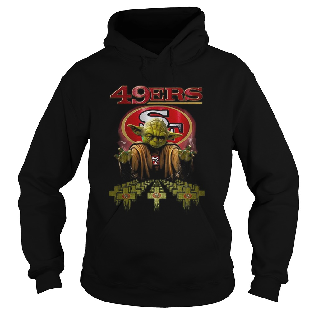 San Francisco 49ers mashup Master Yoda Star Wars Hoodie