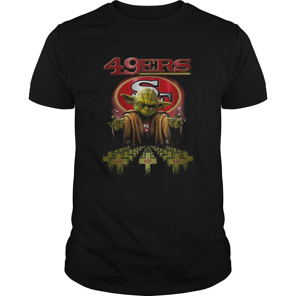 San Francisco 49ers mashup Master Yoda Star Wars shirt