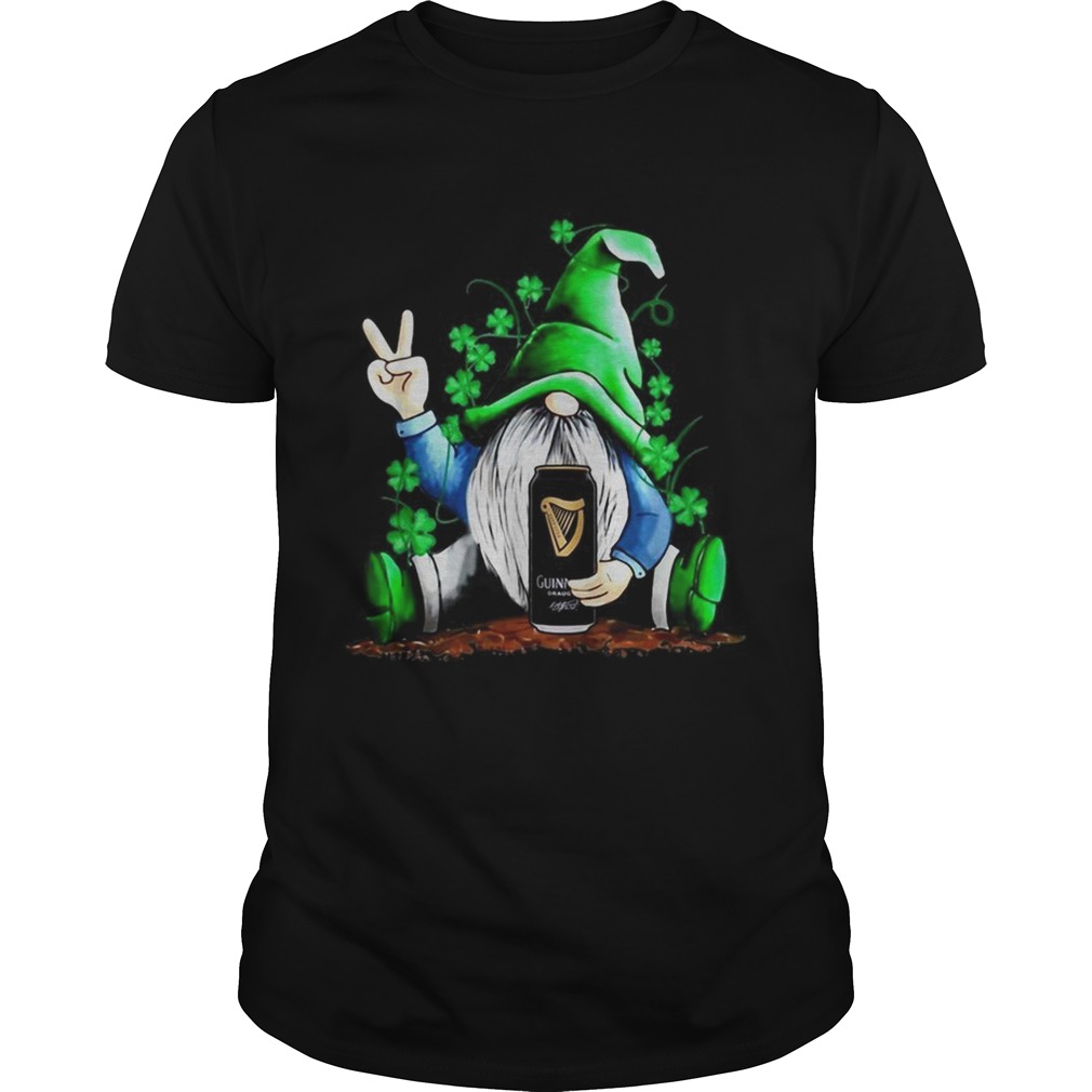 Shamrock Gnome hug Guinness Draught shirt