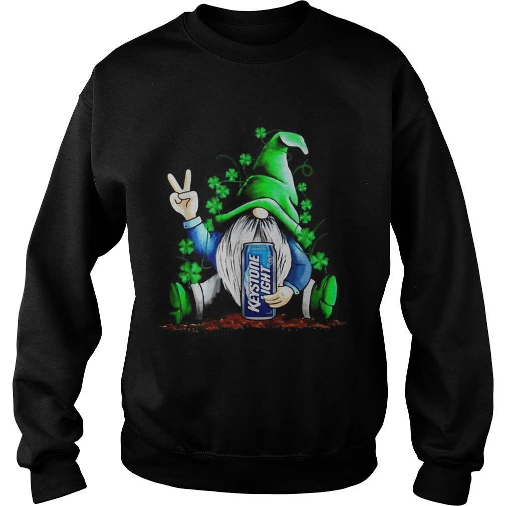 Shamrock Gnome hug Keystone Light Sweatshirt