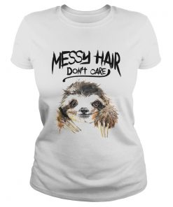 Sloth Messy Hair Dont Care  Classic Ladies