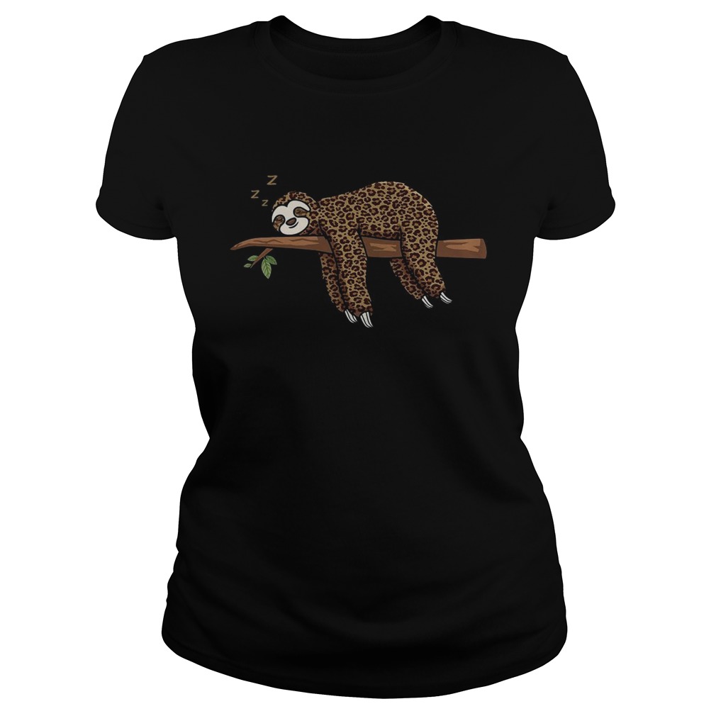 Sloth zzz Leopard Classic Ladies