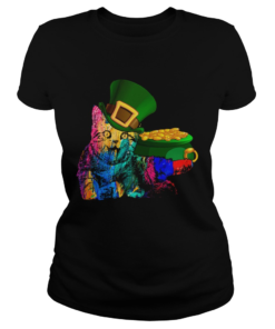 St Patricks day Shirt Cat St Patricks day  Classic Ladies