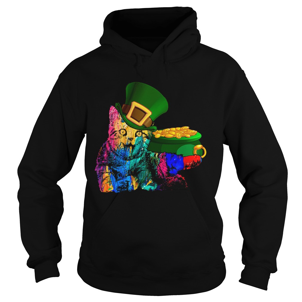 St Patricks day Shirt Cat St Patricks day Hoodie