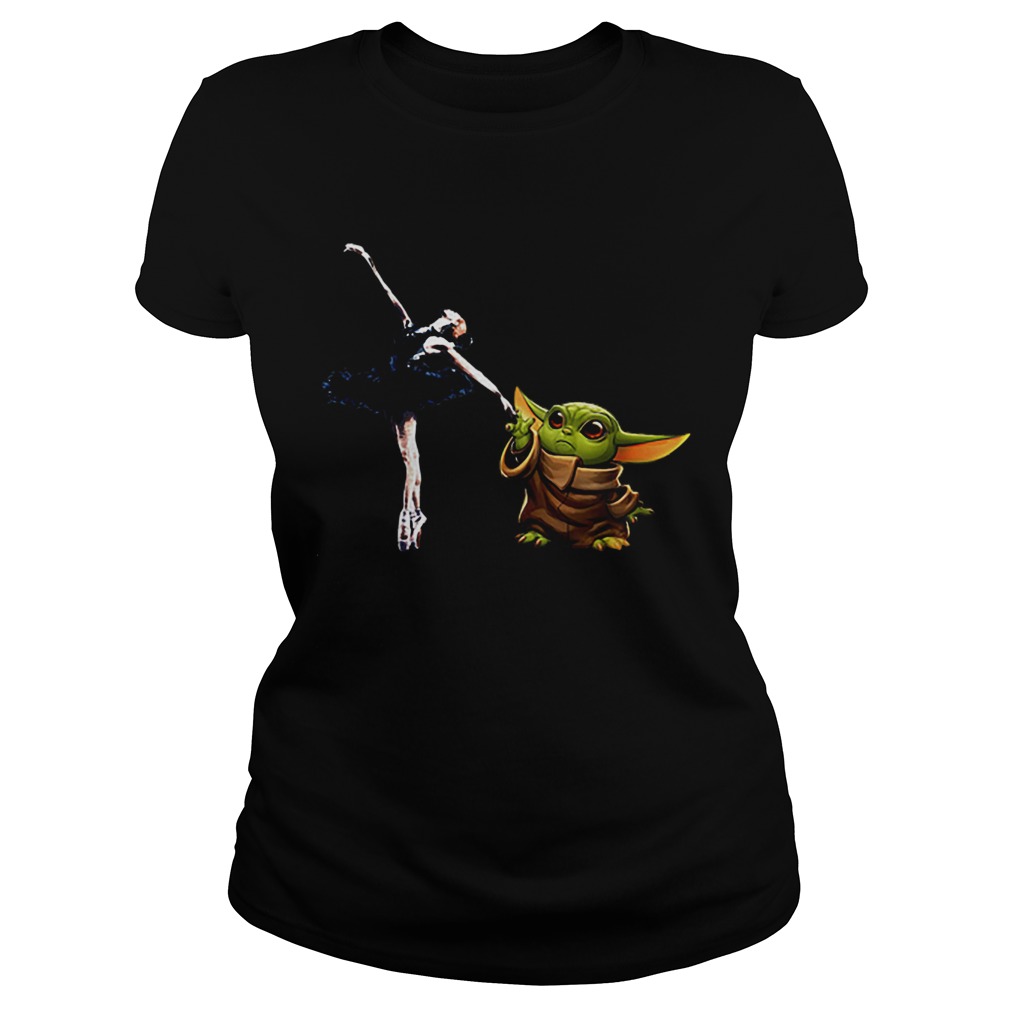 Star Wars Baby Yoda Holding Hand Bale Dancer Classic Ladies