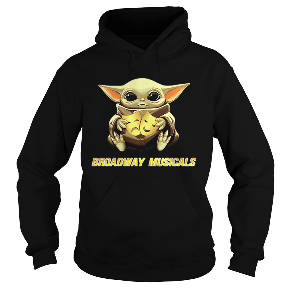 Star Wars Baby Yoda Hug Broadway Musicals Hoodie