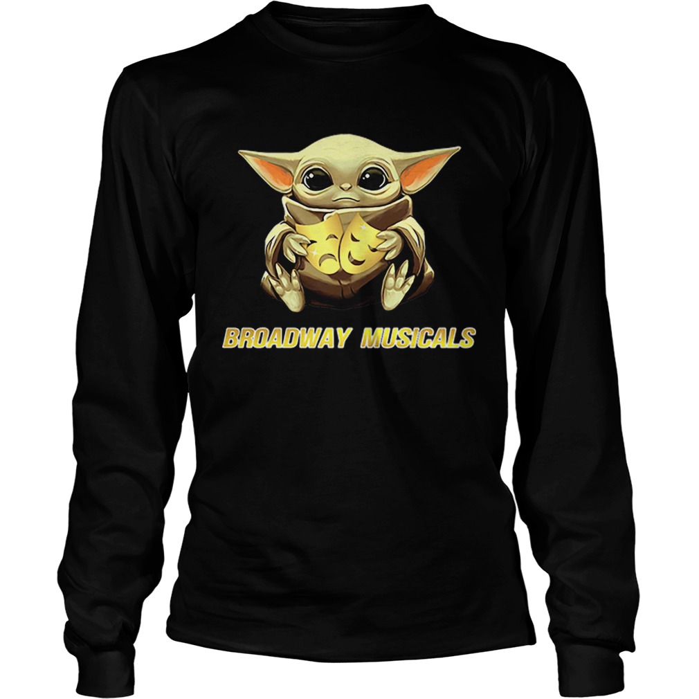 Star Wars Baby Yoda Hug Broadway Musicals LongSleeve