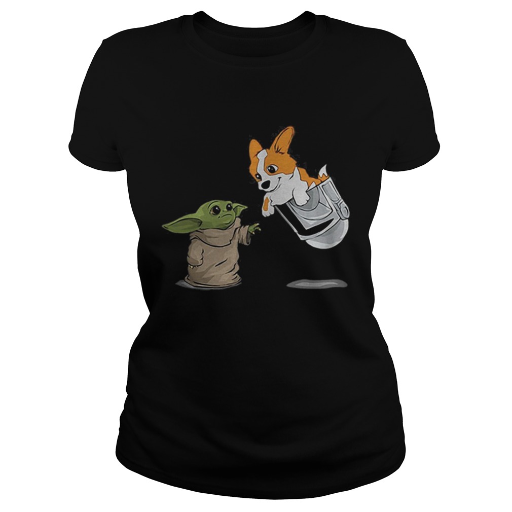 Star Wars Baby yoda and Corgi in pocket Mandalorian Classic Ladies