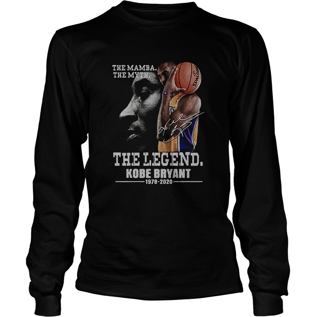 The Mamba the myth the legend Kobe Bryant 19872020 LongSleeve