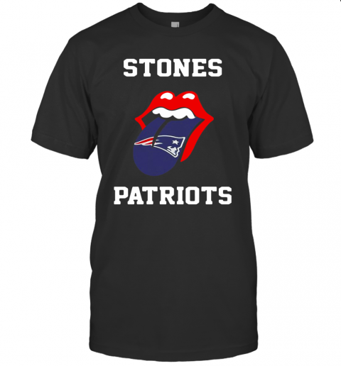 The Rolling Stones New England Patriots T-Shirt