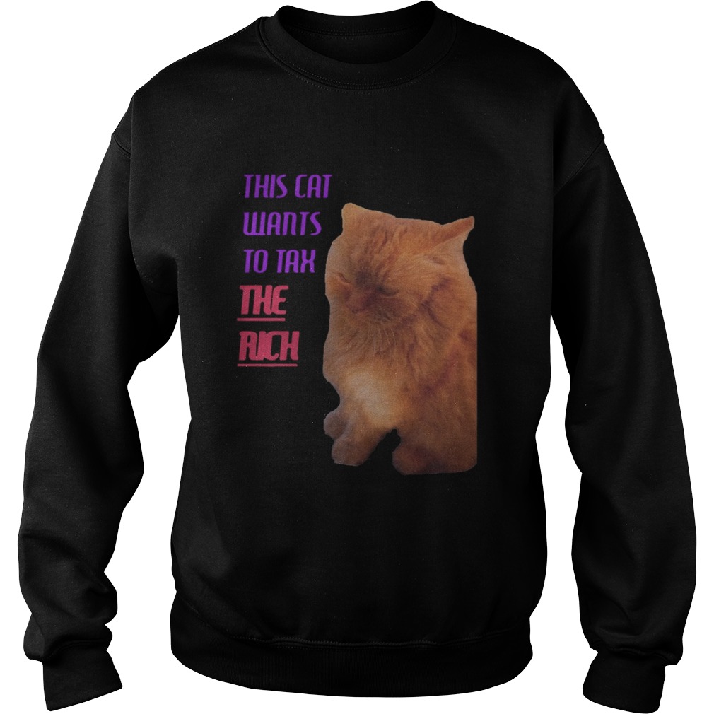 This Cat Wants To Tax The Rich Sweatshirt