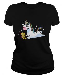 Unicorn Riding Believe In Yourself  Classic Ladies