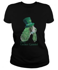 irish cocker spaniel st patricks day  Classic Ladies