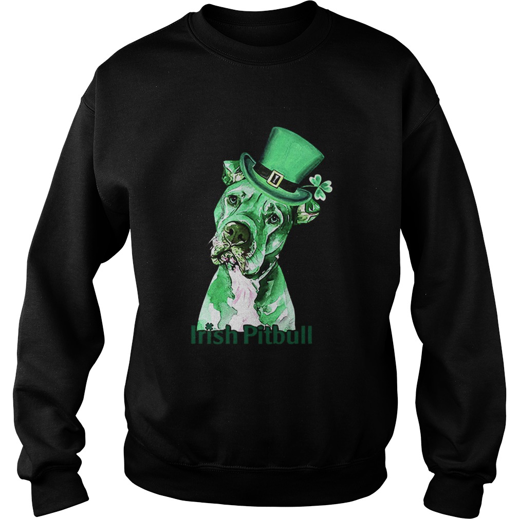 irish pitbull st patricks day Sweatshirt