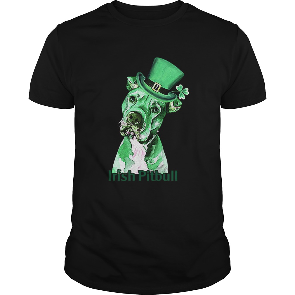 irish pitbull st patricks day shirt