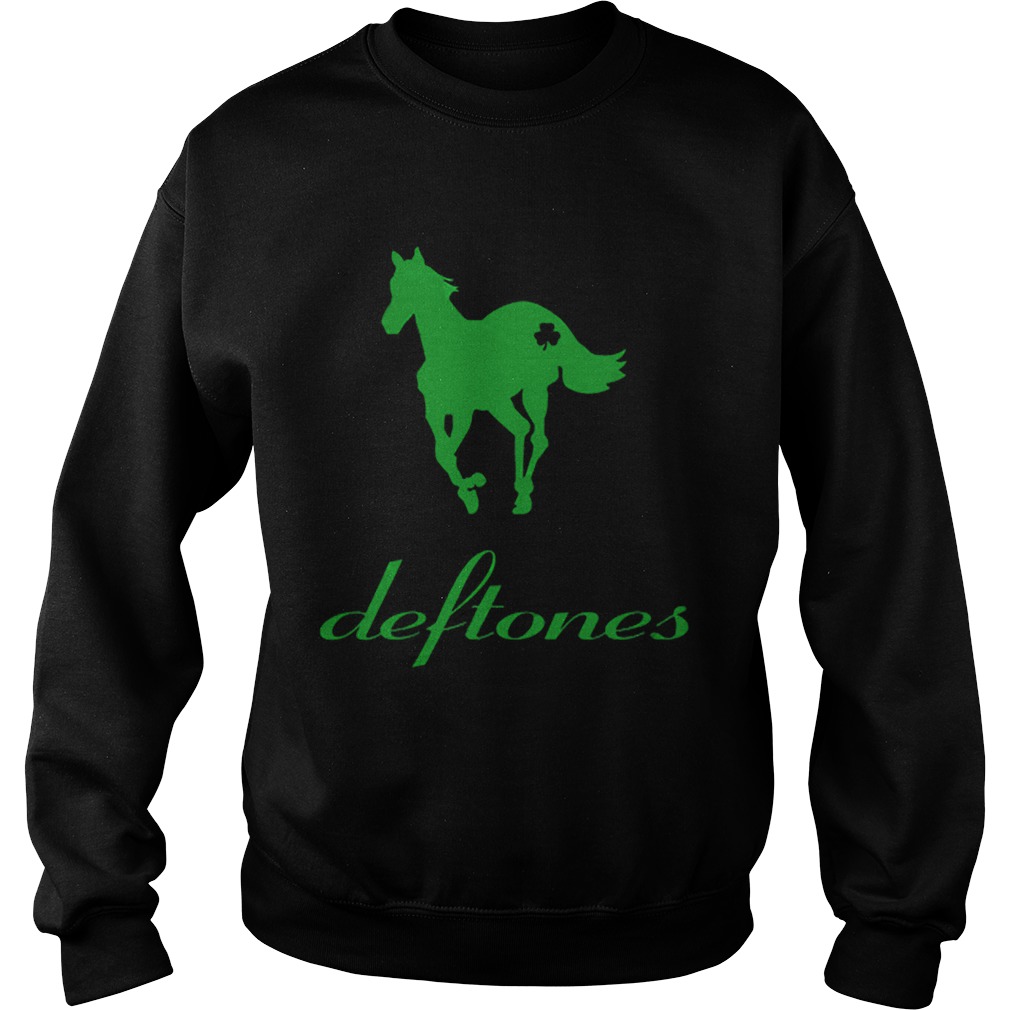 1583209848Horse deftones St. Patrickâ€™s day Sweatshirt