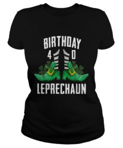 1583568513St Patricks Day Birthday Happy 40th Bday Leprechaun  Classic Ladies