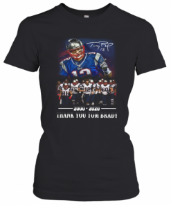 2000 2020 Thank You Tom Brady T-Shirt Classic Women's T-shirt