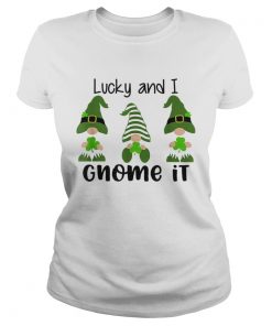 3 Irish Gnomes Leprechauns Shamrocks St Patricks Day  Classic Ladies