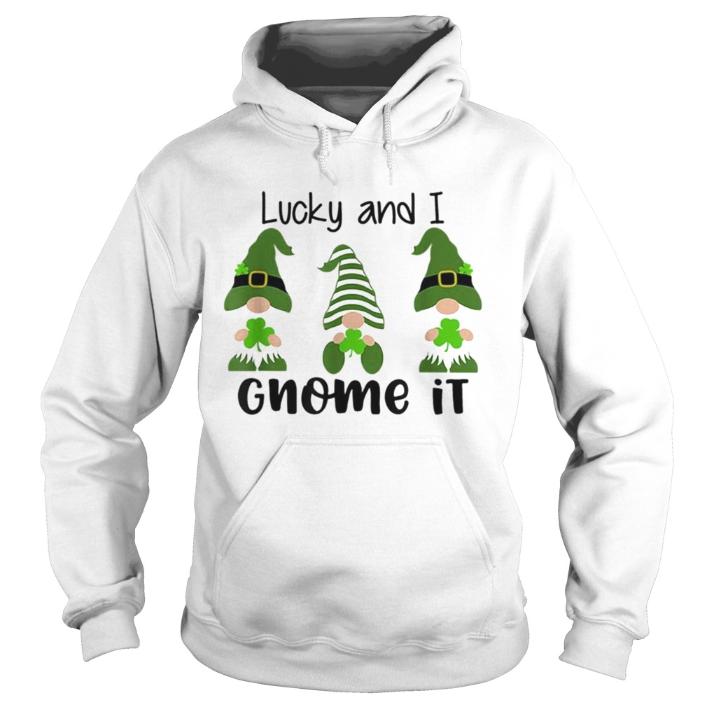 3 Irish Gnomes Leprechauns Shamrocks St Patricks Day Hoodie