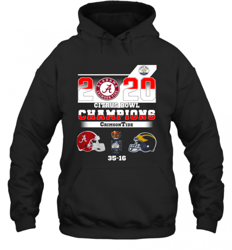 Alabama 2020 Citrus Bowl Champions Crimson Tide 35 16 T-Shirt Unisex Hoodie