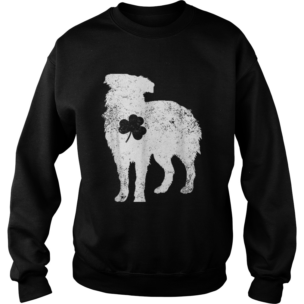 Australian Shepherd Irish Clover St Patrick Day Dog Sweatshirt