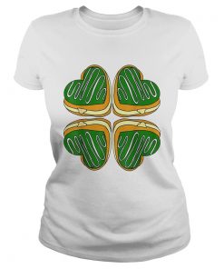 Awesome Four Leaf Clover Donut St Patricks Day Funny Irish  Classic Ladies