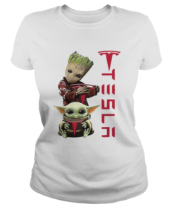 Baby Groot And Baby Yoda Tesla Star Wars  Classic Ladies