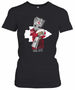 Baby Groot Hug Kansas City Chiefs Super Bowl Champions T-Shirt Classic Women's T-shirt