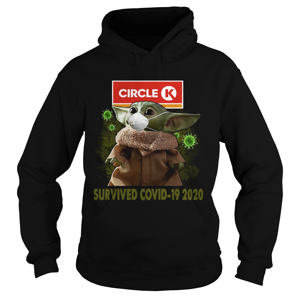 Baby Yoda Circle K Survived Covid 19 2020 Hoodie