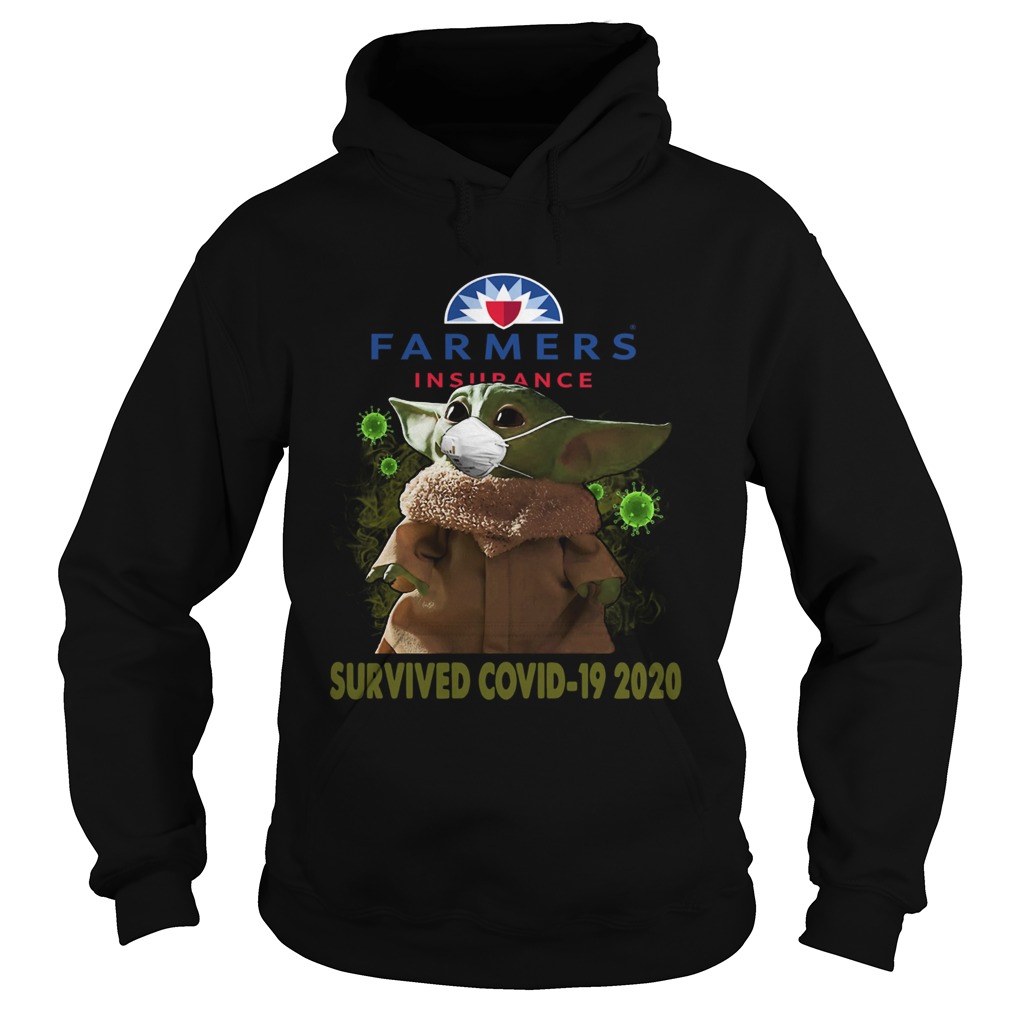 Baby Yoda Farmers Insurance Survived Covid 19 2020 Hoodie