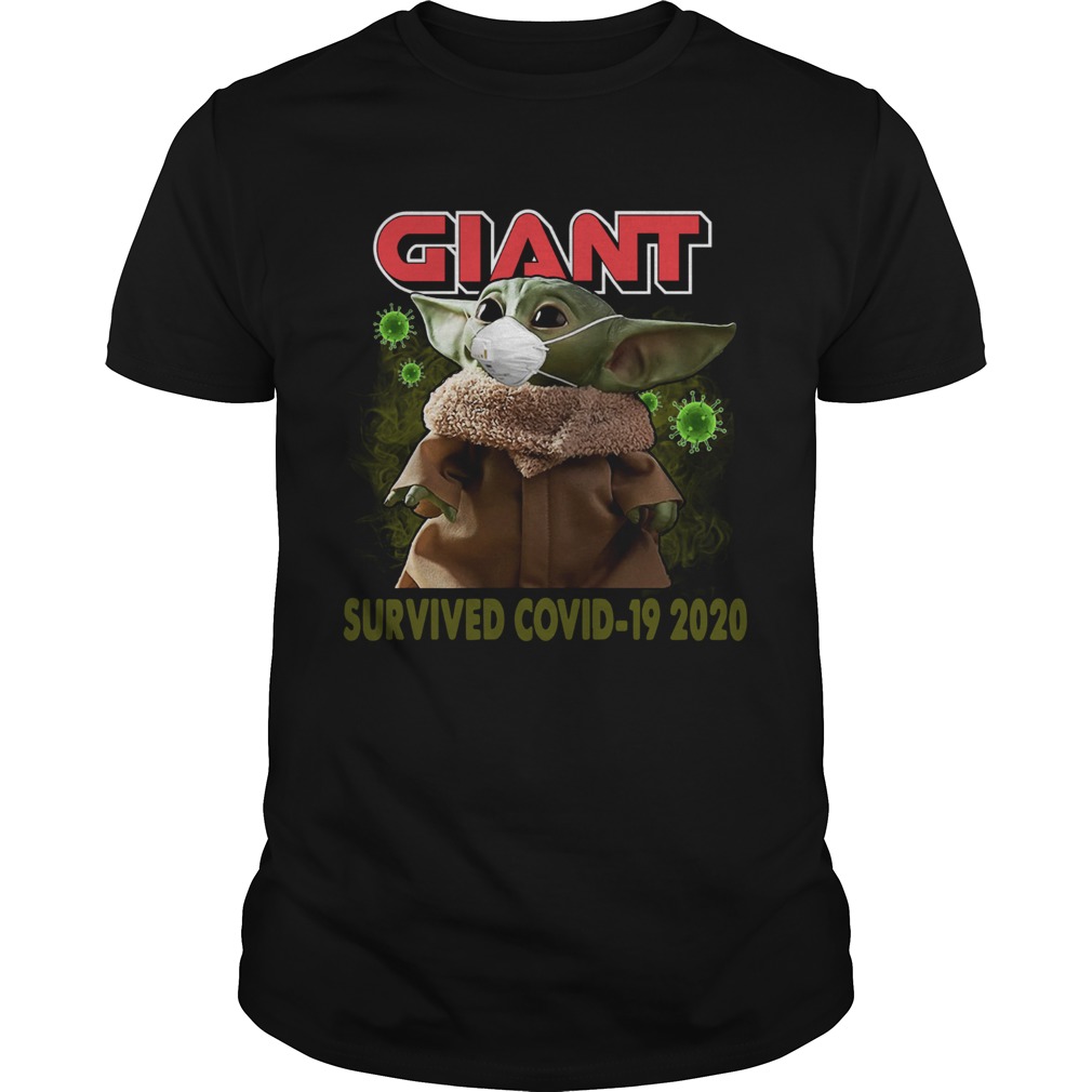 Baby Yoda Giant Survived Covid 19 2020 shirt