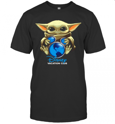 Baby Yoda Hug Disney Vacation Club T-Shirt