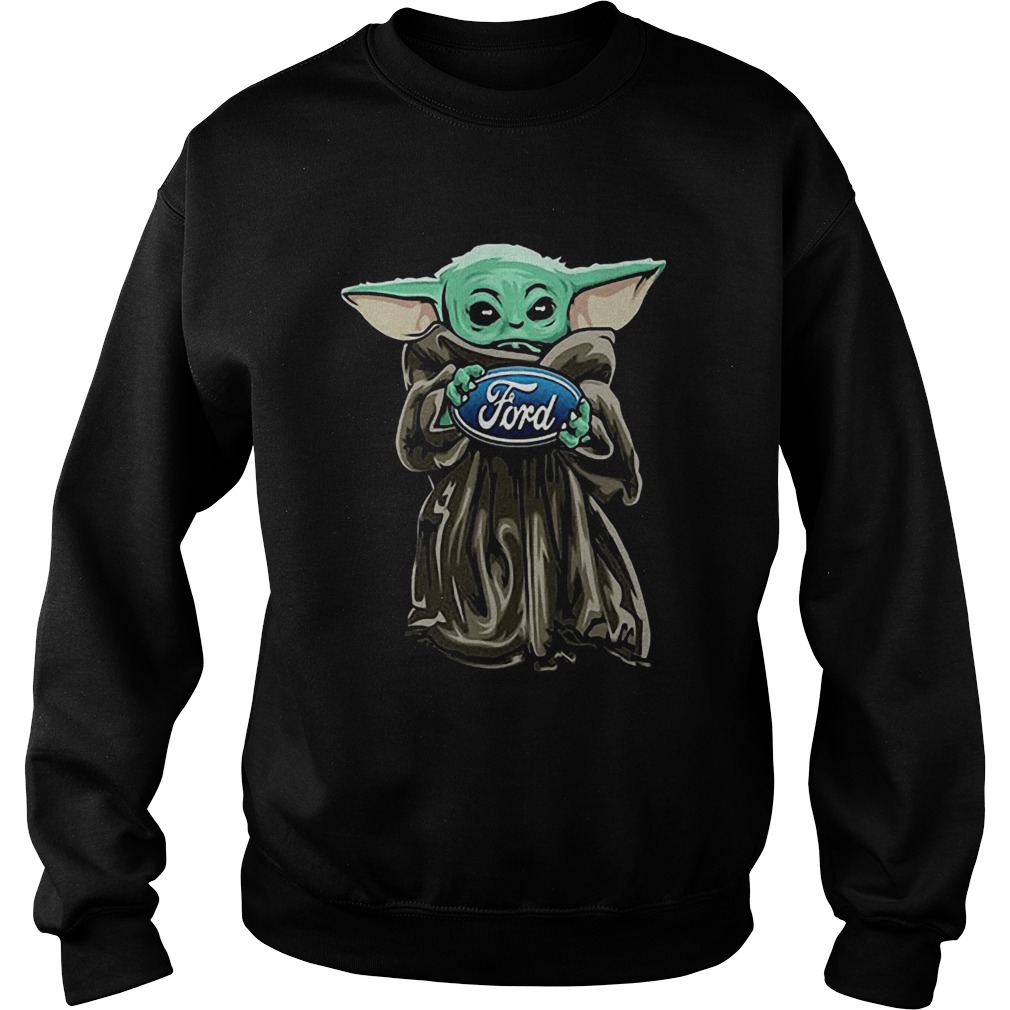 Baby Yoda Hug Ford Motor Company Star Wars Sweatshirt