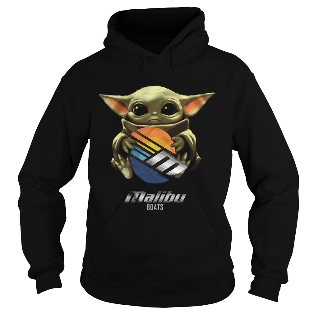 Baby Yoda Hug Malibu Boats Hoodie