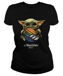 Baby Yoda Hug Malibu Boats Star Wars  Classic Ladies