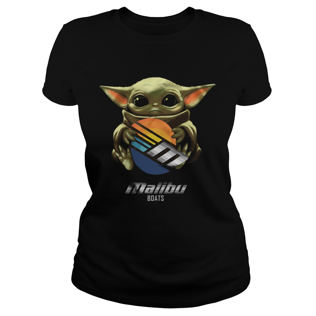 Baby Yoda Hug Malibu Boats Star Wars Classic Ladies