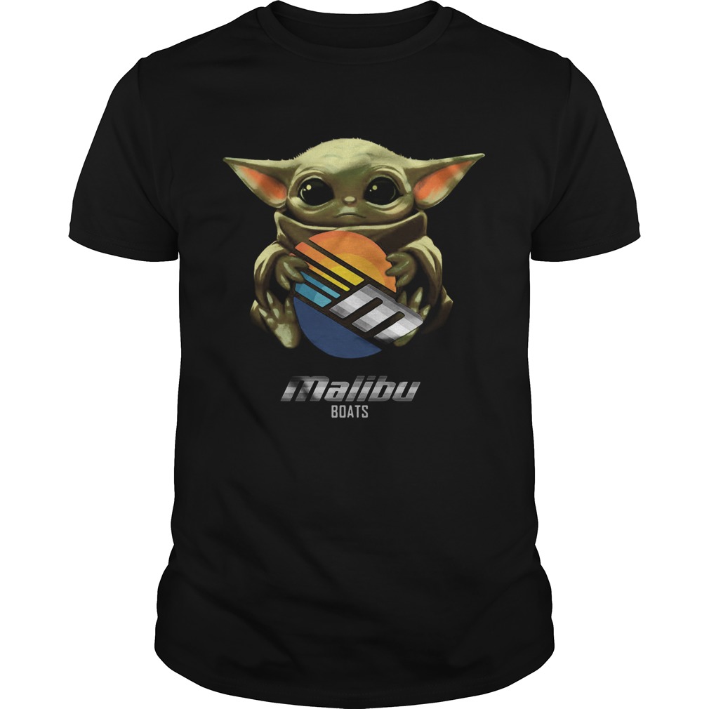 Baby Yoda Hug Malibu Boats shirt