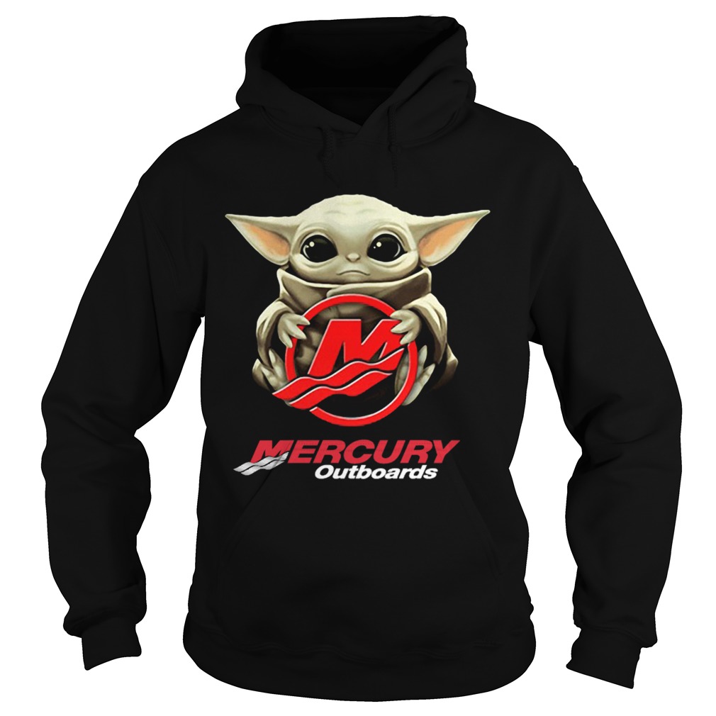 Baby Yoda Hug Mercury Outboards Hoodie