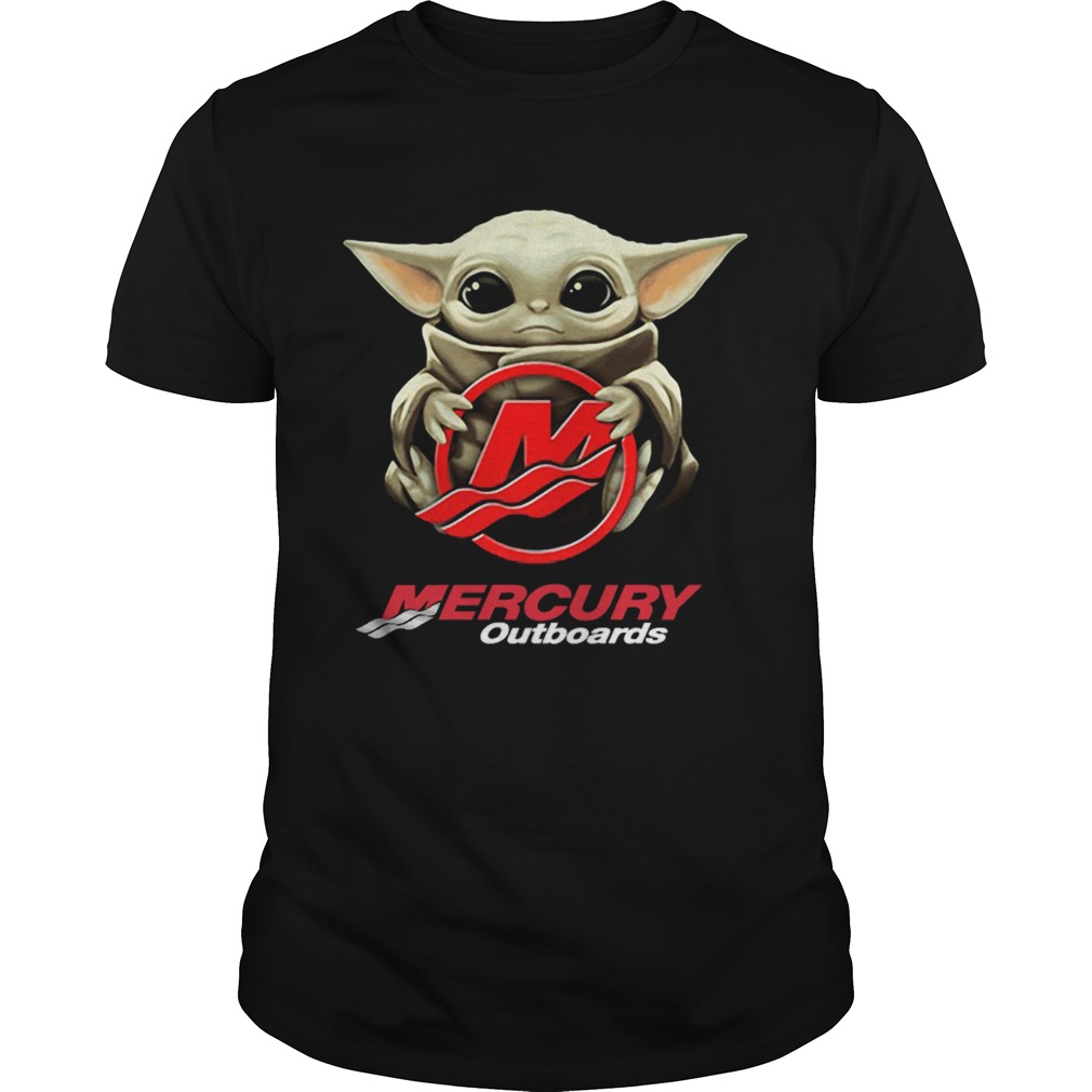 Baby Yoda Hug Mercury Outboards shirt