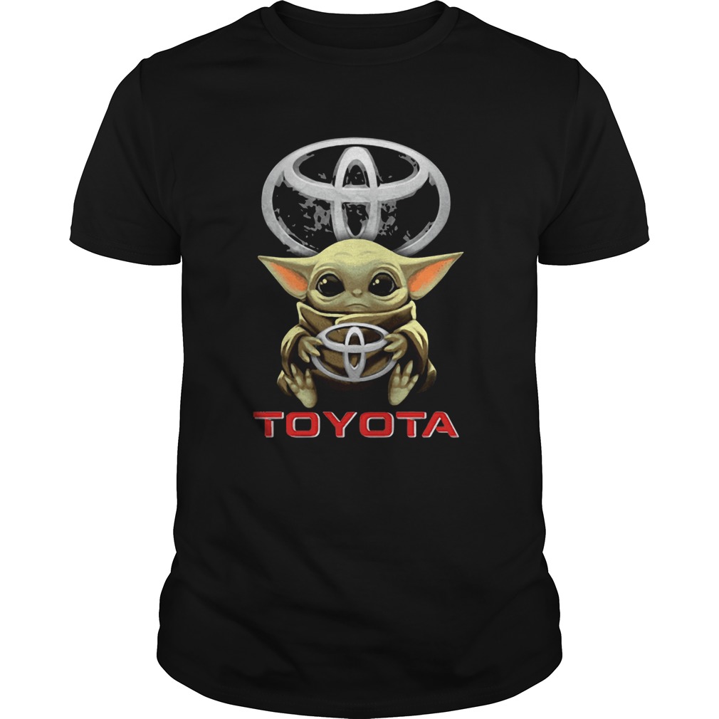 Baby Yoda Hug Toyota shirt