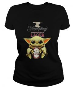 Baby Yoda Hug Yuengling Lager Beer Star Wars  Classic Ladies