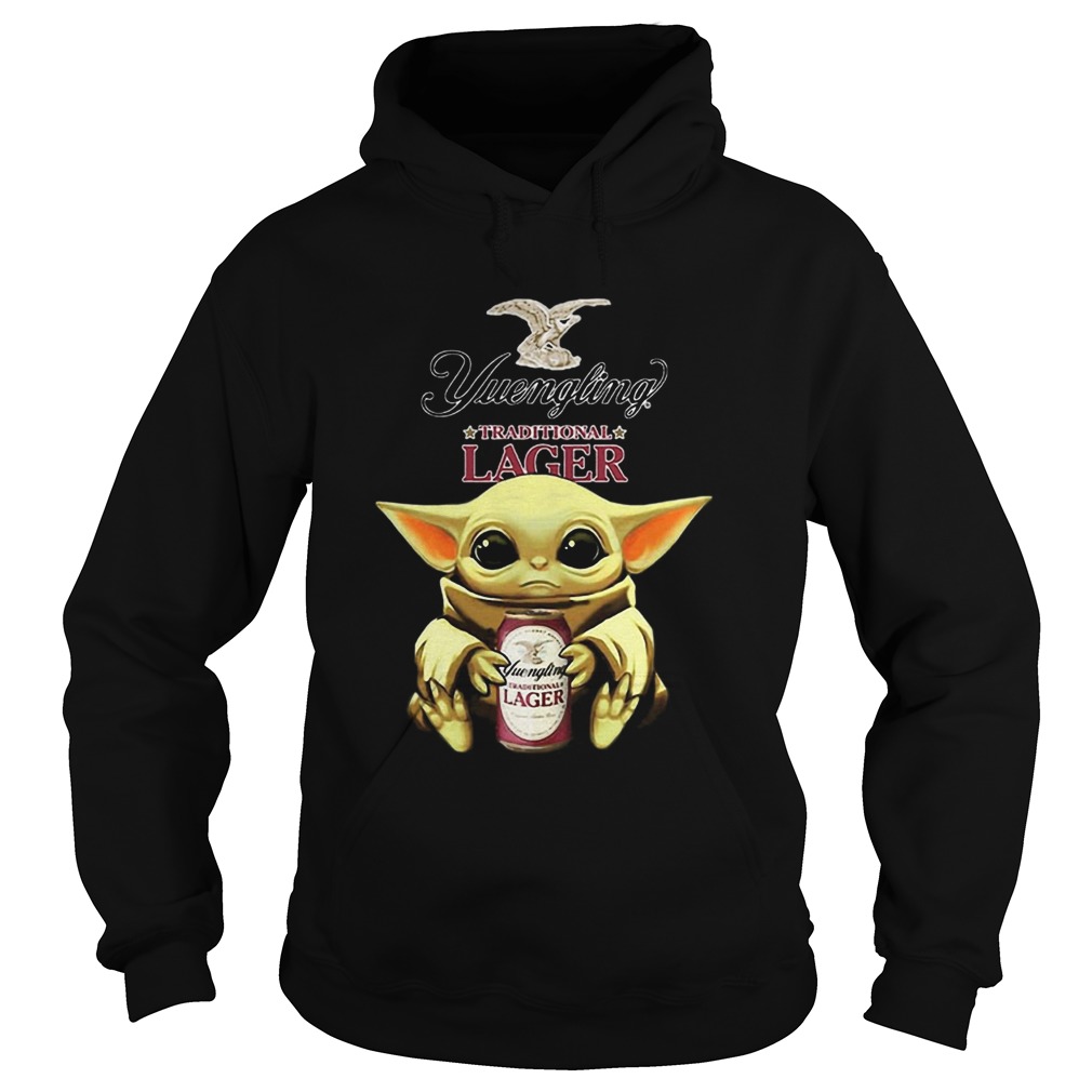 Baby Yoda Hug Yuengling Lager Beer Star Wars Hoodie