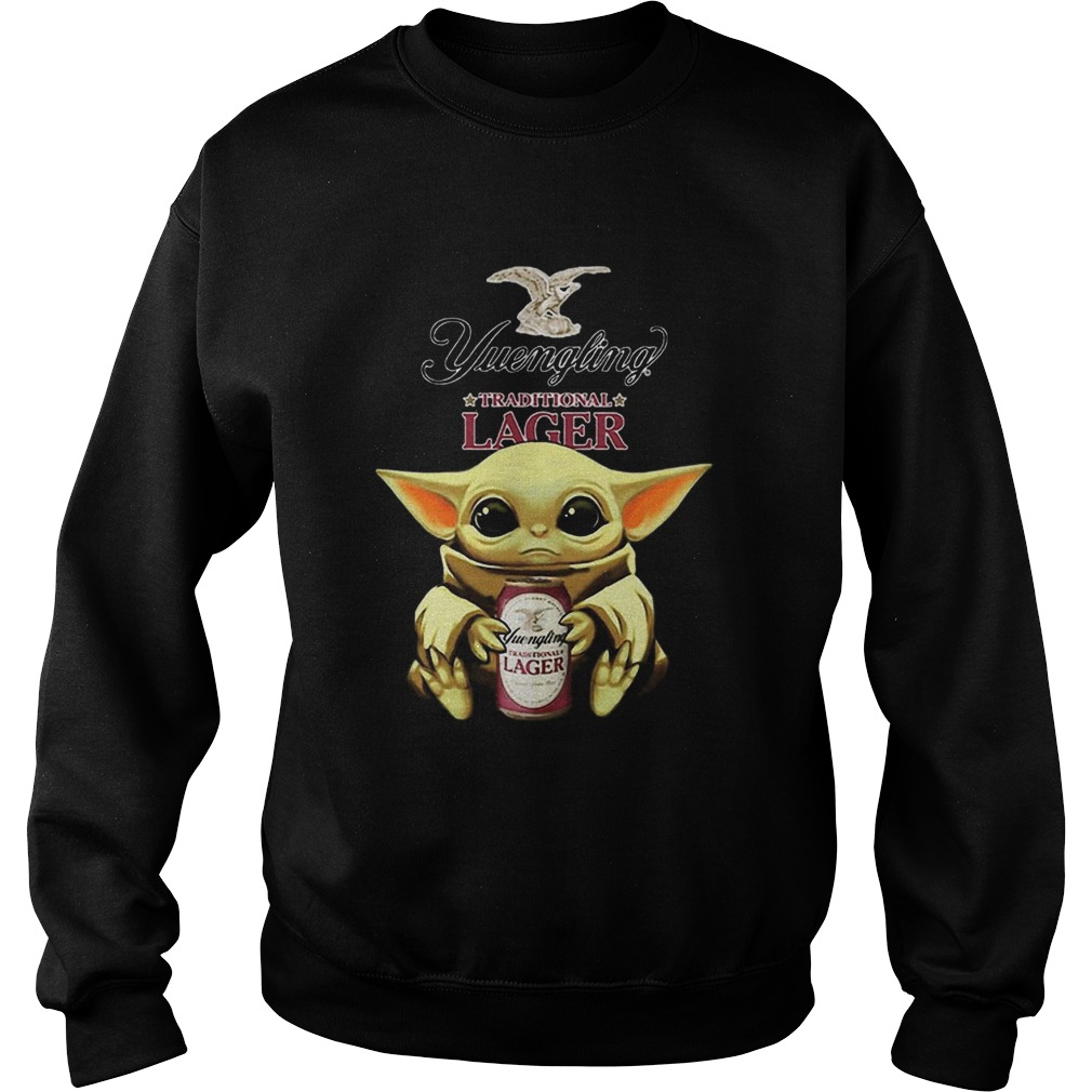 Baby Yoda Hug Yuengling Lager Beer Star Wars Sweatshirt