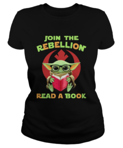 Baby Yoda Join The Rebellion Read A Book  Classic Ladies